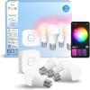 imagePhilips Hue Essential Starter Kit Bridge  4 Essential E26 Smart BulbsWhite amp Color Ambiance2200K6500KDimmableCompatible with AlexaGoogleSamsung SmartThingsApple Home