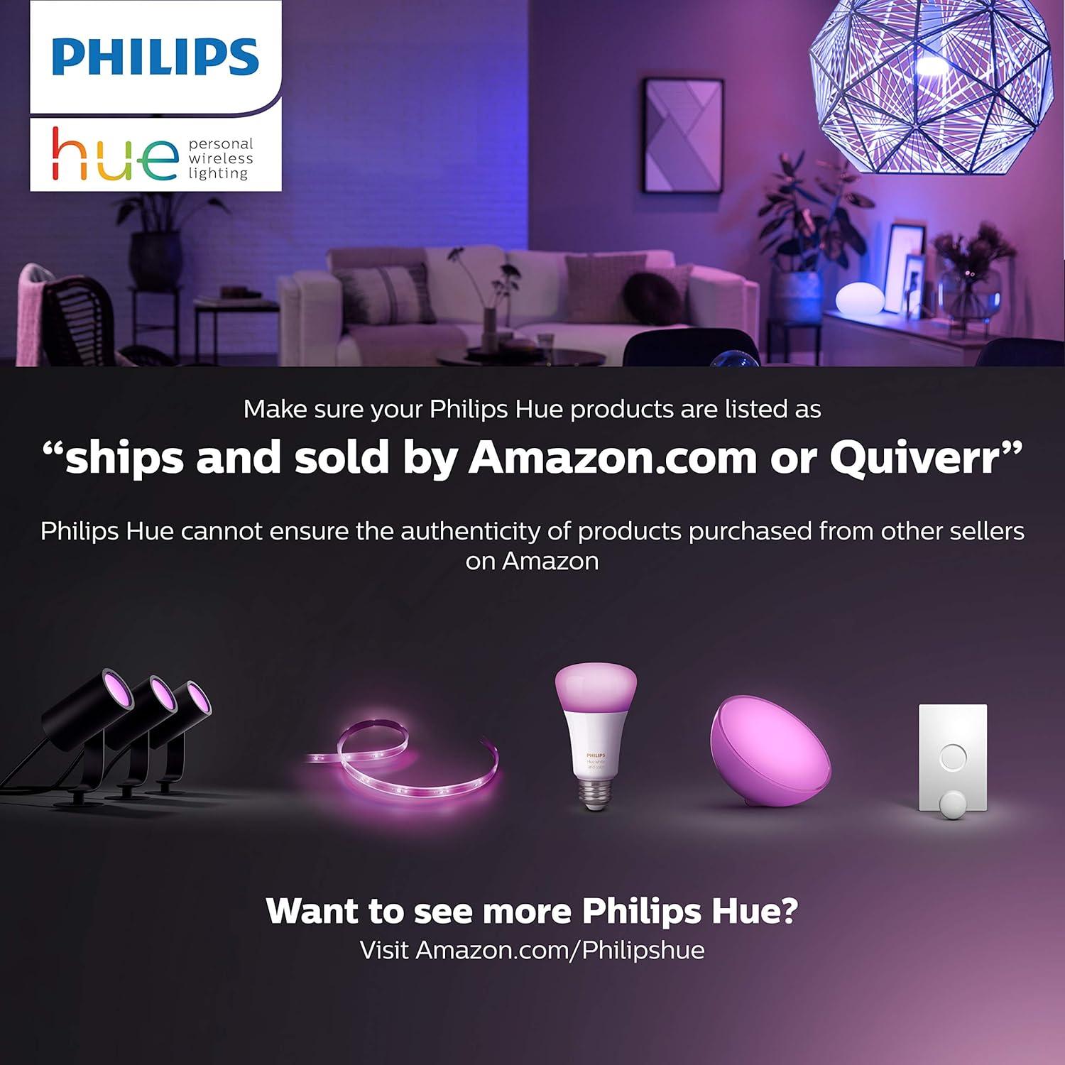 imagePhilips Hue Outdoor 8Foot Cable and T Connector  Connect Your Hue Outdoor Low Voltage Lights  1 Pack  Requires Hue Bridge  WeatherproofConnector