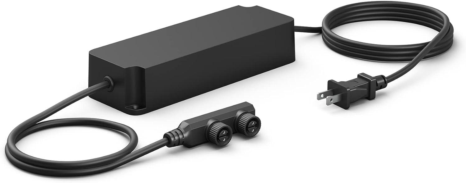 imagePhilips Hue Outdoor 8Foot Cable and T Connector  Connect Your Hue Outdoor Low Voltage Lights  1 Pack  Requires Hue Bridge  WeatherproofPower 100W