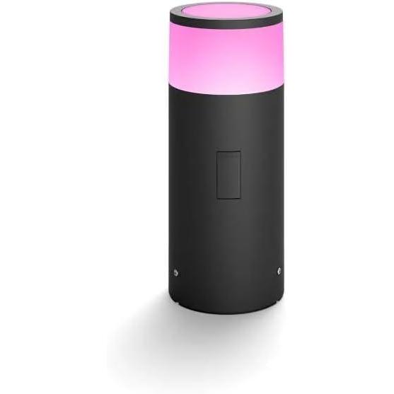 imagePhilips Hue Calla Outdoor Smart Pathway Light White amp Color Ambiance LED Walkway Lights Low Voltage Lighting 1 Pack Requires Bridge and Power Supply Control with App and Voice WeatherproofPathway Kit