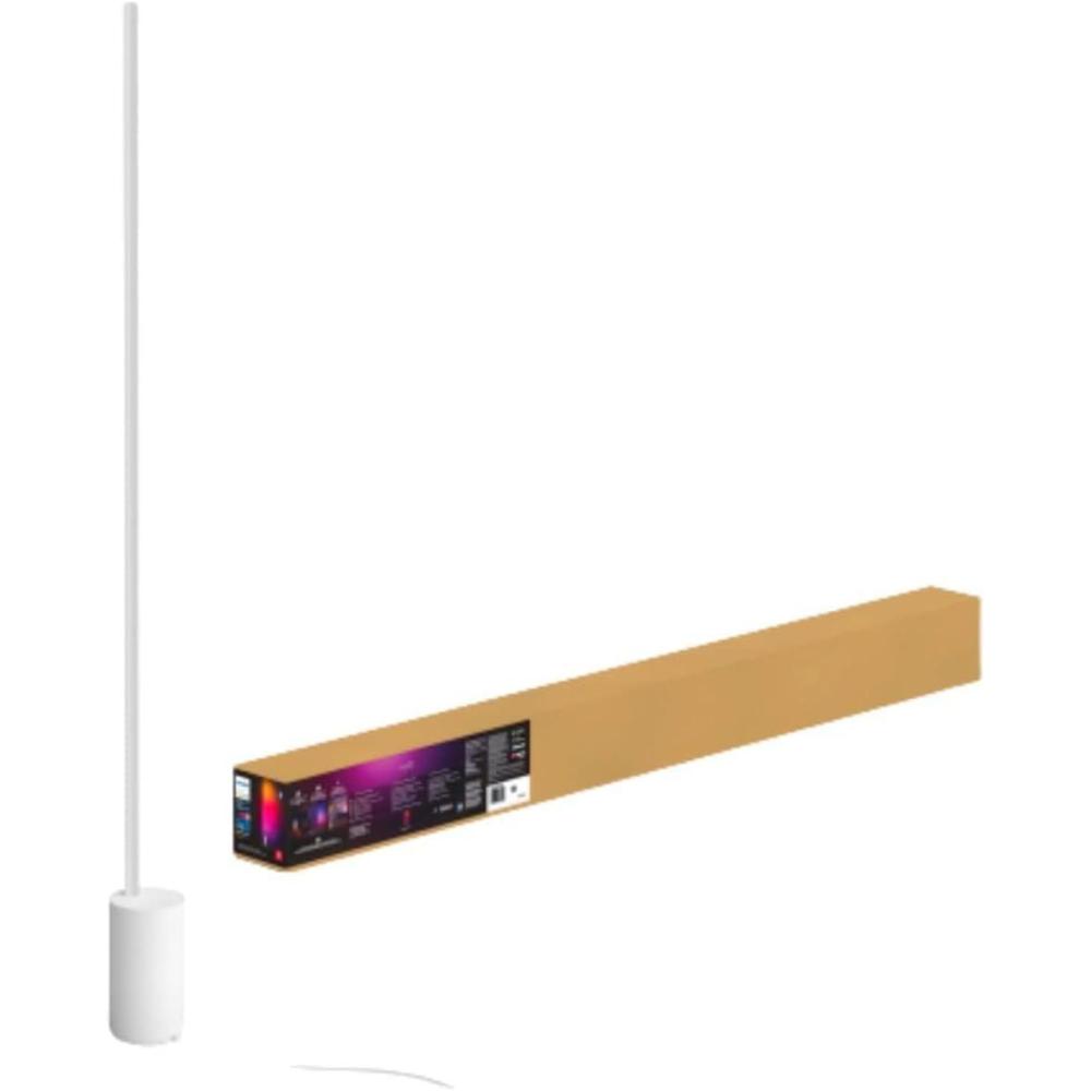 imagePhilips Hue Signe Smart Floor Lamp Black  White and Color Ambiance LED ColorChanging Light  2 Pack  Control with Hue App  Compatible with Alexa Google Assistant and Apple HomekitWhite