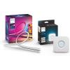 imagePhilips Hue 65 Smart TV Light Strip with Bridge  White and Color Ambiance LED ColorChanging TV BackLight  Sync with TV Music and Gaming  Requires Sync Box  Control with Hue App or Voice55Inch