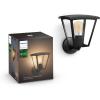 imagePhilips Hue Inara Outdoor Smart Wall Light Black  E26 White Filament LED Bulb  1 Pack  Requires Hue Bridge  Control with Hue App and Voice  WeatherproofInara Filament