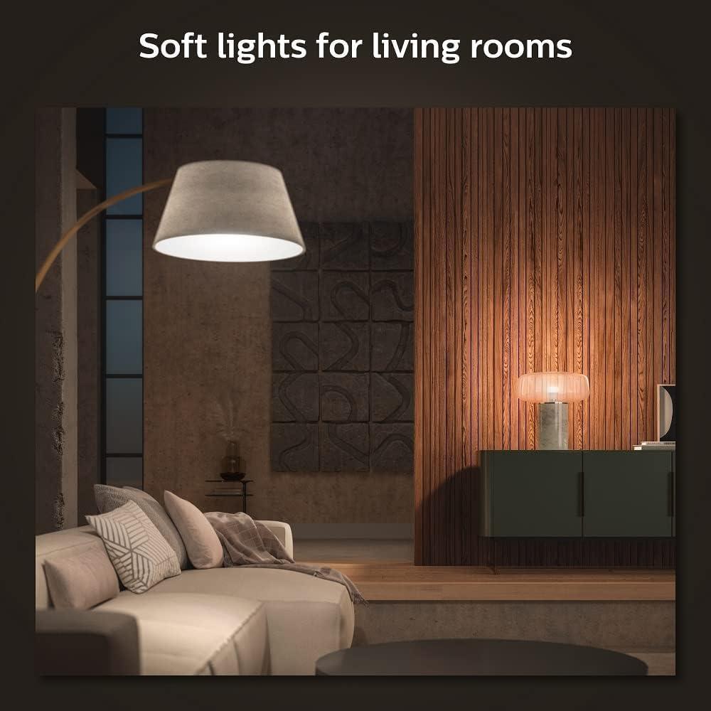 imagePhilips Hue Smart 75W A19 LED Bulb Soft Warm White Light 2 Pack 1100LM E26 Indoor Control with Hue App Works with Alexa Google Assistant and Apple HomekitOriginal