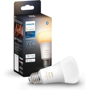 Philips Hue Smart LED A19 Bulb, White Ambiance, E26 Base, 9.5W, Full Spectrum Light 1000K-20000K, 1100 Lumens, Dimmable, Works with Alexa, Google, and Apple Home, 2pk(Original)