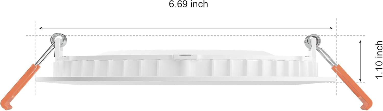 imagePhilips Hue Smart Slim 6 Inch LED Downlight White and Color Ambiance ColorChanging Light 1 Pack 1200LM Indoor Control with Hue App Works with Alexa Google Assistant and Apple HomekitWhite and Color Ambiance