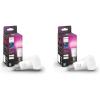 imagePhilips Hue Smart 60W A19 LED Bulb  White and Color Ambiance ColorChanging Light amp Smart 75W A19 LED Bulb  White and Color Ambiance ColorChanging Light