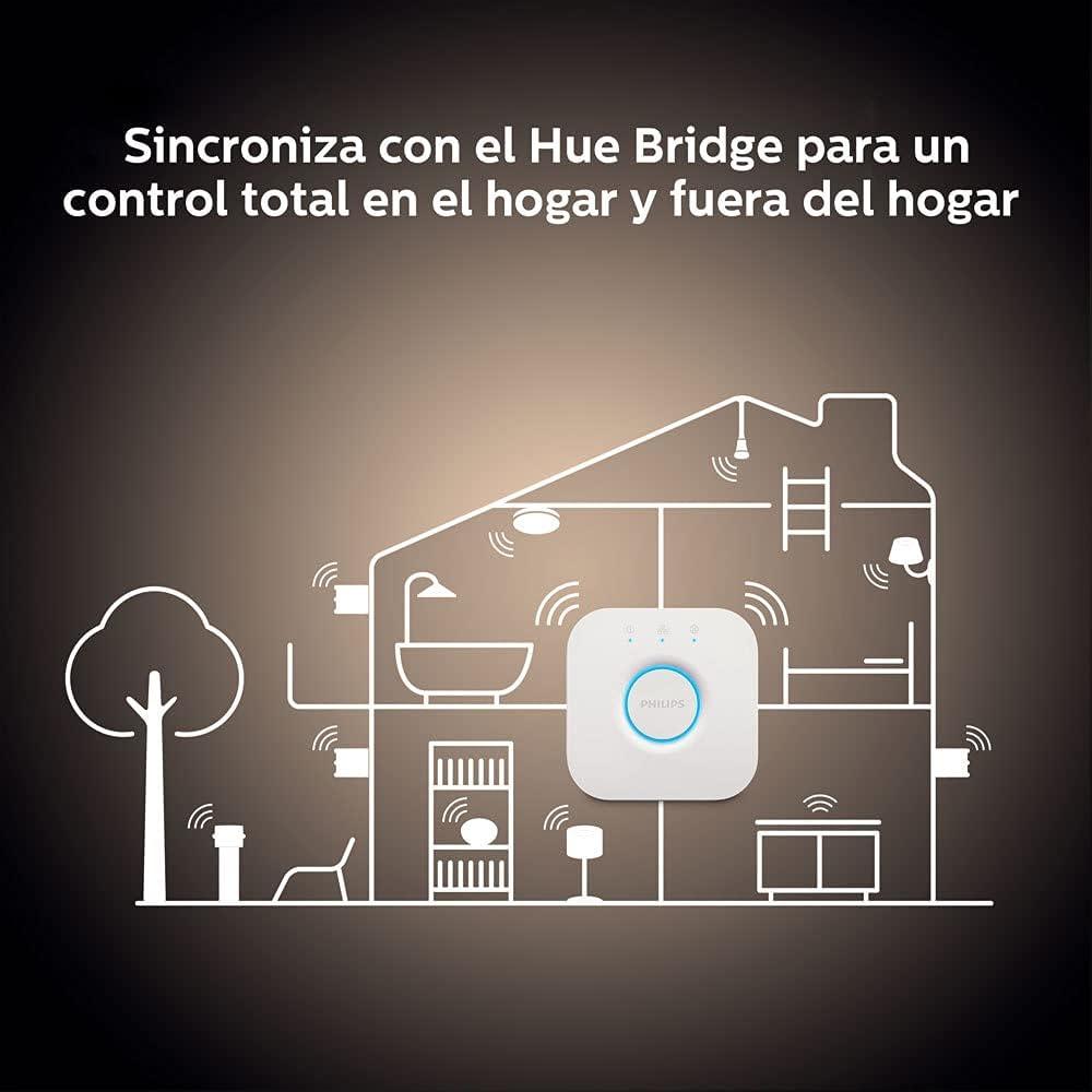 imagePhilips Hue White amp Color Ambiance BR30 LED Smart Bulbs Bluetooth amp Zigbee Compatible Hue Hub Optional Works with Alexa amp Google Assistant Old Version 2 BulbsWhite Ambiance