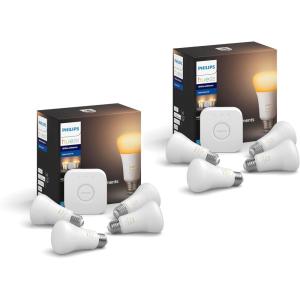 Philips Hue White Ambiance 60W Smart Button Starter Kit 2-Pack, Works with Amazon Alexa, Google Assistant, Apple HomeKit