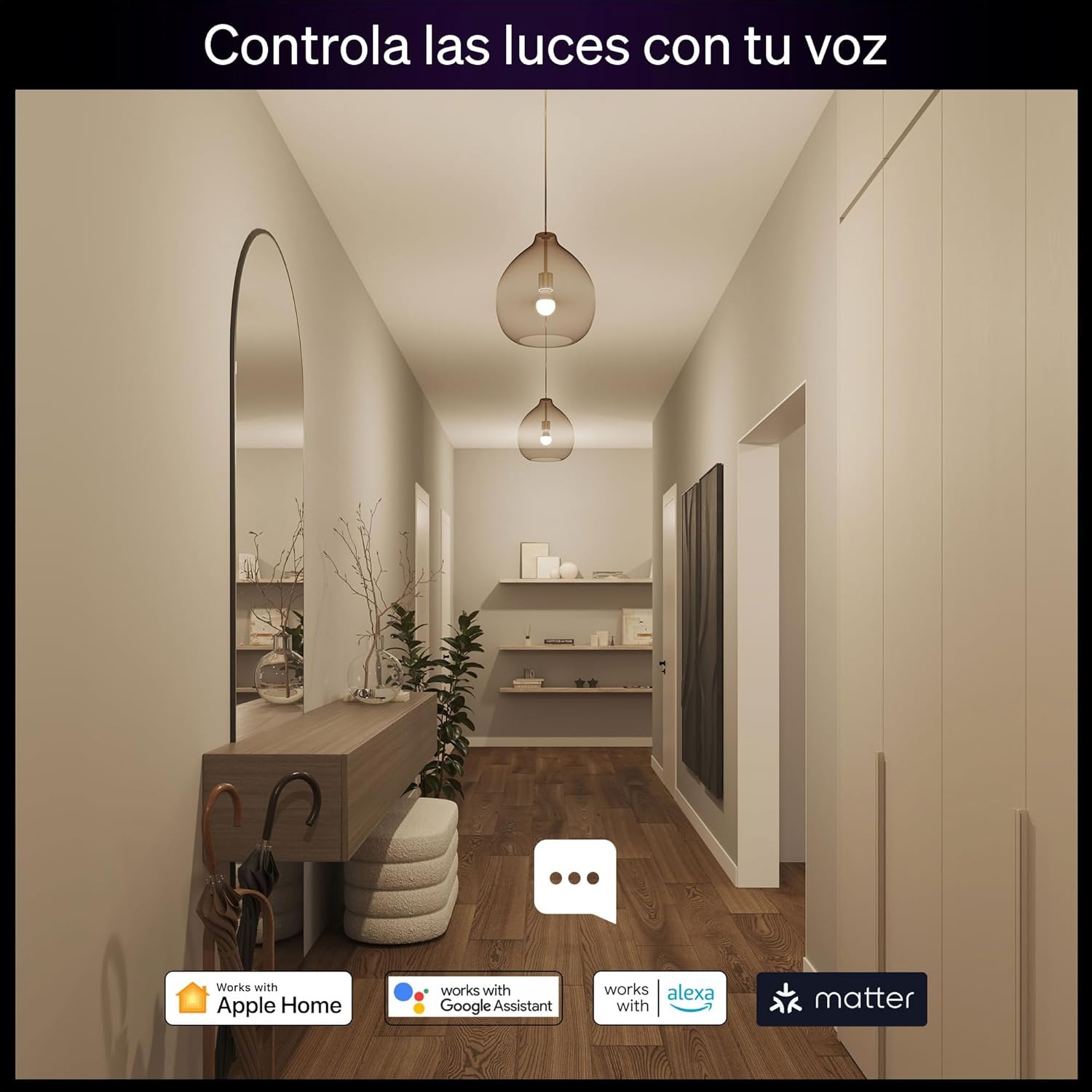 imagePHILIPS Hue Essential Starter Kit Hue Bridge 2 Essential E26 Smart Bulbs White amp Color Ambiance 2200K6500K Dimmable LED Bulbs Works with Alexa Google Assistant Samsung SmartThings Apple HomeStarter Kit