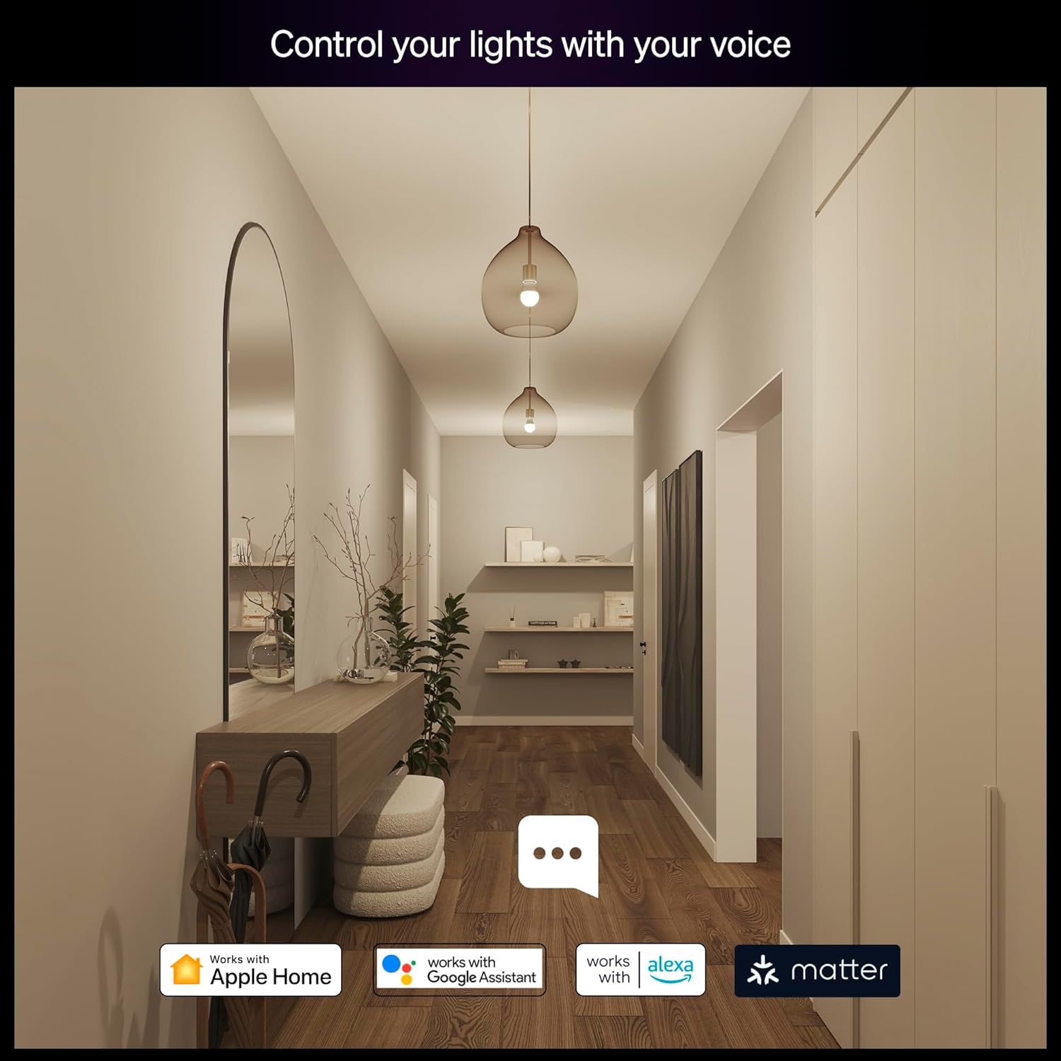 imagePHILIPS Hue Essential Starter Kit Hue Bridge 2 Essential E26 Smart Bulbs White amp Color Ambiance 2200K6500K Dimmable LED Bulbs Works with Alexa Google Assistant Samsung SmartThings Apple HomeStarter Kit