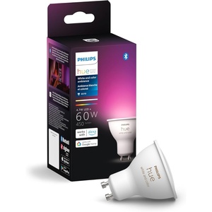 Philips Hue White Ambiance 2-Pack LED Smart GU10 Bulb, Bluetooth & Zigbee Compatible (Hue Hub Optional), Voice Activated with Alexa(White and Color Ambiance)