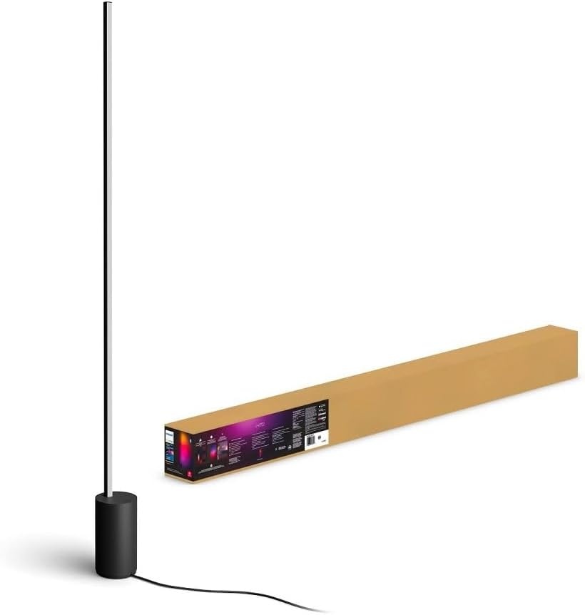 image:imagePhilips Hue 65 Smart LED TV Backlight White and Color Ambiance amp Gradient Signe Floor Lamp Compatible with Alexa Apple Homekit and Google Assistant Bluetooth Compatible