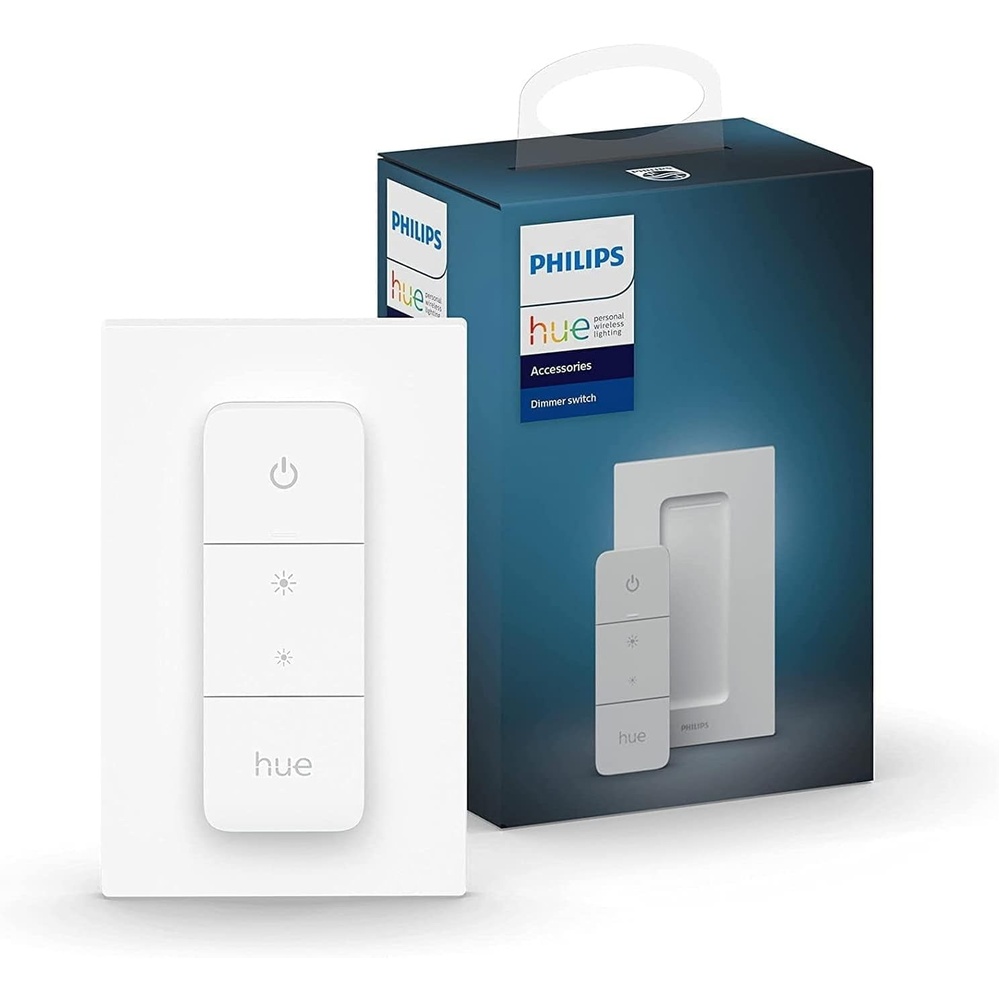 image:imagePhilips Hue Smart Wireless Dimmer Switch V2 InstallationFree Exclusive Philips Hue Lights for Indoor Home Lighting Livingroom Bedroom