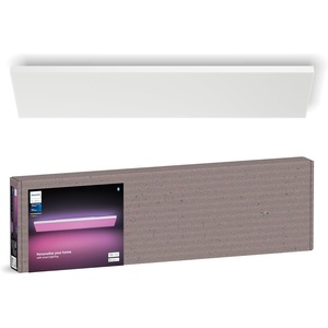 Philips Hue Datura Smart Ceiling Panel (Large Round 2.49 in x 22.60 in) White & Color Light, Bluetooth Compatible, Voice Control with Alexa, Apple Home & Google Assistant(11.81 in x 47.24 in)