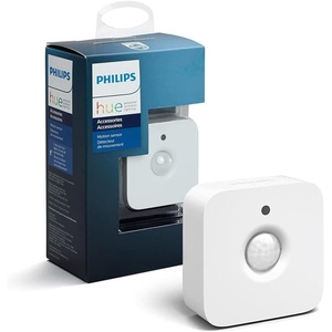 Philips Hue Indoor Motion Sensor for Smart Lights (Requires Hue Hub, Installation-Free, Smart Home, Exclusively for Philips Hue Smart Bulbs)(Sensor Only)