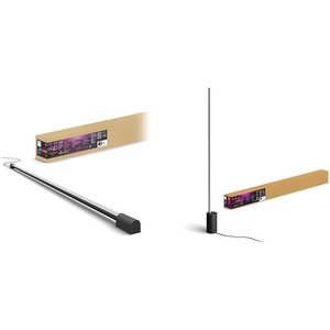 Philips Hue Large Smart Light Tube, Black – White and Color Ambiance LED Color-Changing Light & Gradient Signe Floor Lamp, Compatible with Alexa, Apple Homekit and Google Assistant