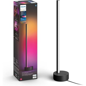 Philips Hue Signe Smart Table Lamp, Oak – White Color Ambiance LED Color-Changing Light – 1 Pack – Control with Hue App – Compatible with Alexa, Google Assistant, and Apple Homekit(Black)
