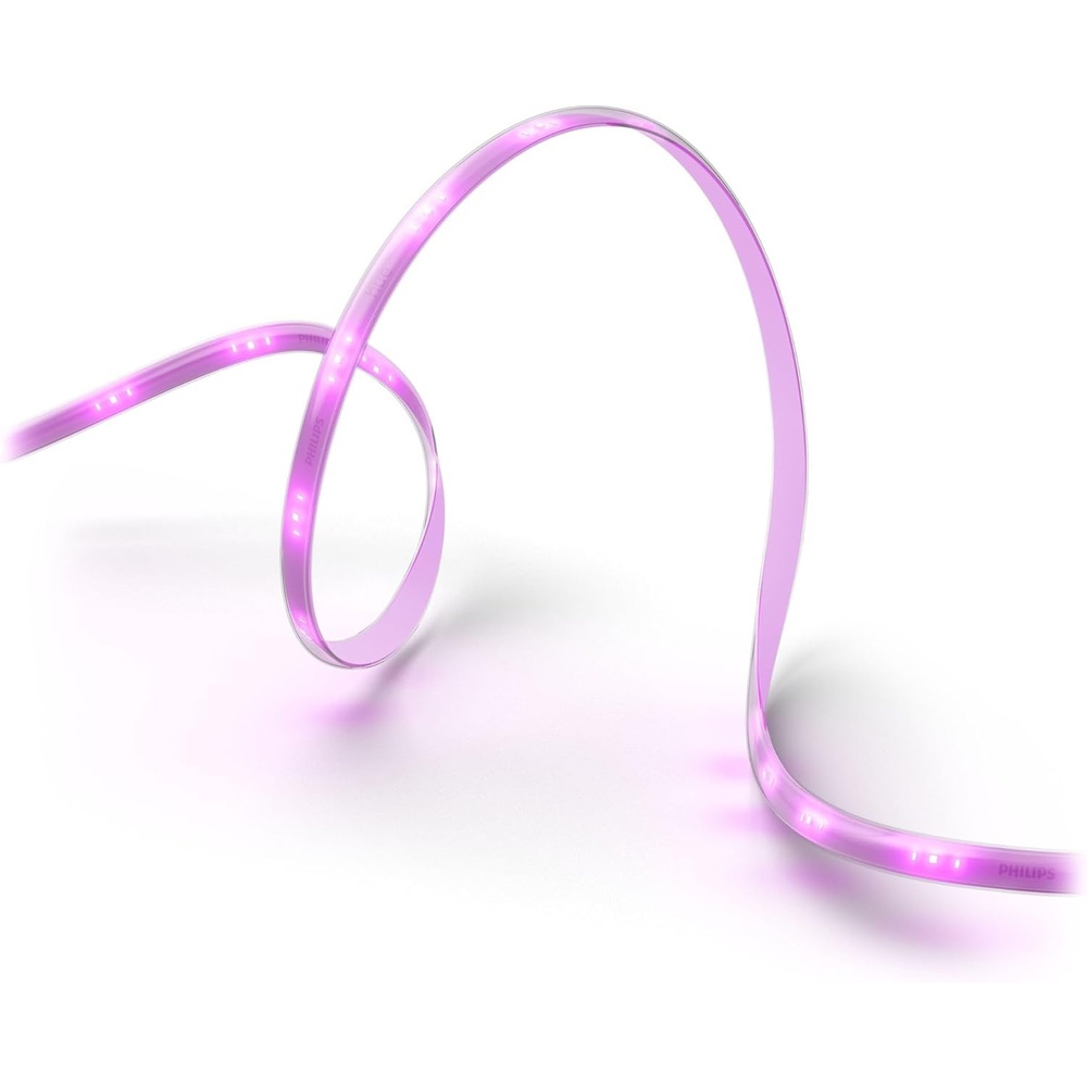 image:imagePhilips Hue White and Colour Ambiance 5 m 1 Pack 5 m LED Light Strip Set for Indoors Philips Hue LED Strip with Hue App Compatible with Alexa Google Assistant and Apple HomeKit5m