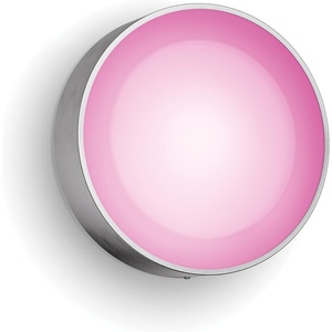 Philips Hue White & Colour Ambiance Daylo Wall Light for Outdoor Use, Silver, 950 lm, Dimmable, Up to 16 Million Colours, Controllable via App, Compatible with Amazon Alexa (Echo, Echo Dot)(Silver)