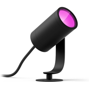 Philips Hue White and Color Ambiance LED Garden Spotlight Lily 1 Base Set, Dimmable, Up to 16 Million Colors, Controllable via App, Compatible with Amazon Alexa (Echo, Echo Dot).(Road Light)