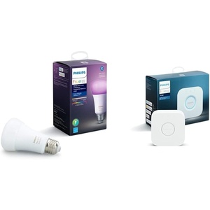 Philips Hue White and Color Ambiance Smart Bulbs and Bridge Bundle