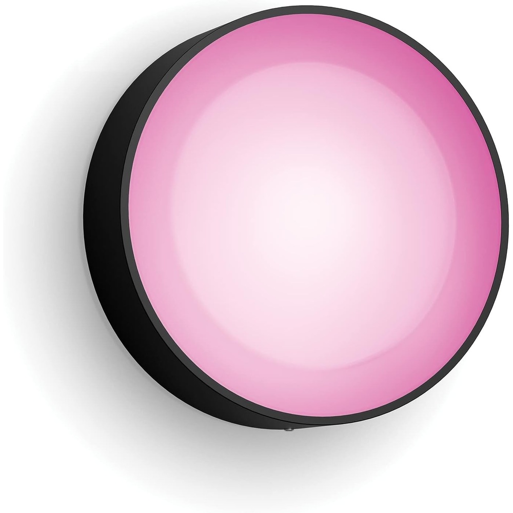 image:imagePhilips Hue 915005843201 Daylo White amp Colour Ambiance LED Smart Outdoor Wall Light Black Compatible with Alexa Google Assistant and Apple HomeKit